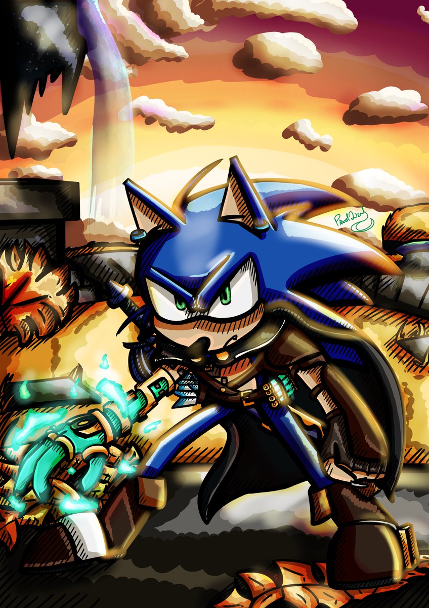 PixelatedL1zard's tweet image. Sonic the Hedgehog: Frontiers of the Kingdom.
#SonicTheHedgehog #Sonicfanart #LegendOfZelda #TearsoftheKingdom #sonicfrontiers