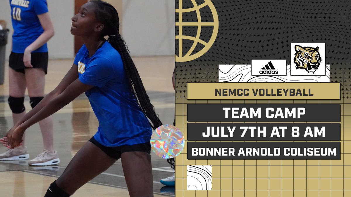 Northeast Tigers (@nemcctigers) on Twitter photo VB | <a href="/NEMCCVB/">Northeast Volleyball</a> hosts its annual team camp tomorrow! Thereโll be matches starting at 8 am & lasting well into the evening on 2๏ธโฃ courts inside Bonner Arnold Coliseum. Full schedule below!
๐
bit.ly/NEVB25TeamCampโฆ
๐ฏ #TigerTown VB | <a href="/NEMCCVB/">Northeast Volleyball</a> hosts its annual team camp tomorrow! Thereโll be matches starting at 8 am & lasting well into the evening on 2๏ธโฃ courts inside Bonner Arnold Coliseum. Full schedule below!
๐
bit.ly/NEVB25TeamCampโฆ
๐ฏ #TigerTown