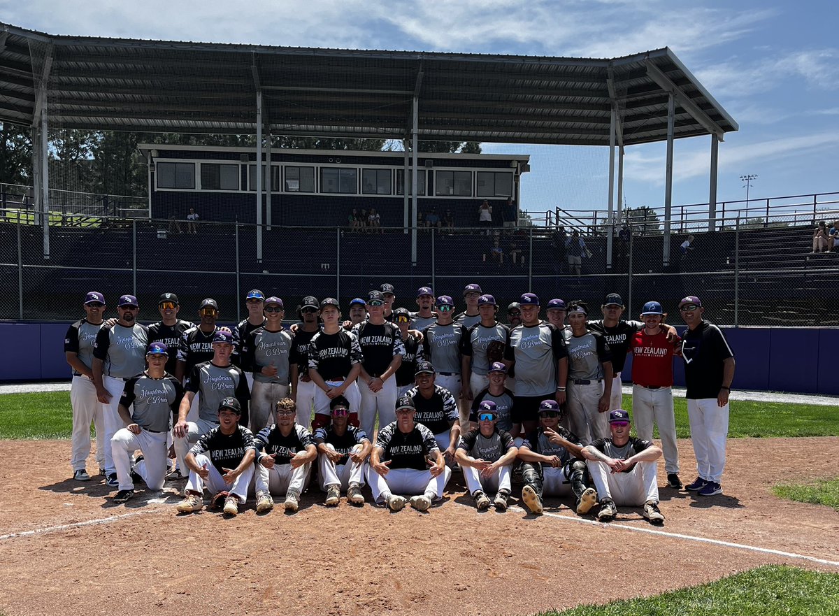 Seniors Result

Hauptman O’Brien 8
New Zealand Triple Stars 0

Braydn Zimmerman 4 IP (W) 0 R 3 H 1 K
Connor Dolezal 1 IP 0 R  1 K
Ricky Scarpello 1 2B 3 RBI
Cooper Brown 2 H 2 R
Chris Hedlund 1 H 1 RBI
Manny Reyes 1 H 1 R
Jackson Myers 1 H 2 R
Hank Cloyd 1 H 1 RBI

#TGHT