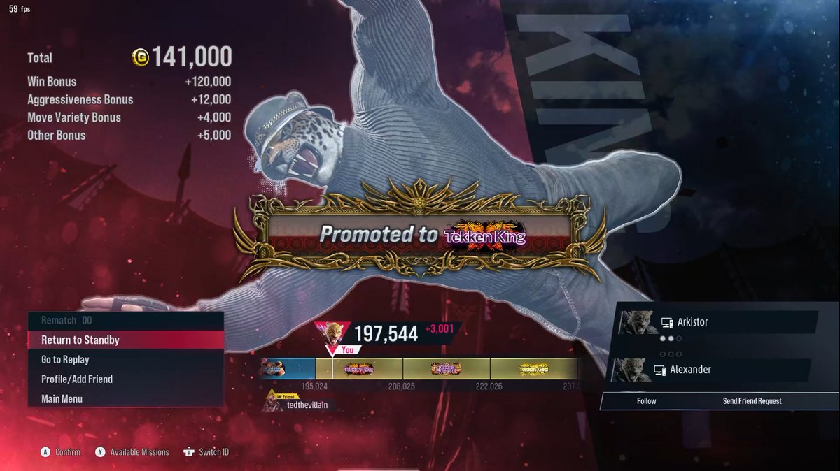 Finally hit Tekken King