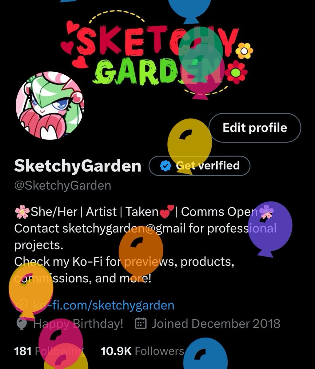 SketchyGarden's tweet image. It's my birthday! Going out on the town and going thrifting. 😋