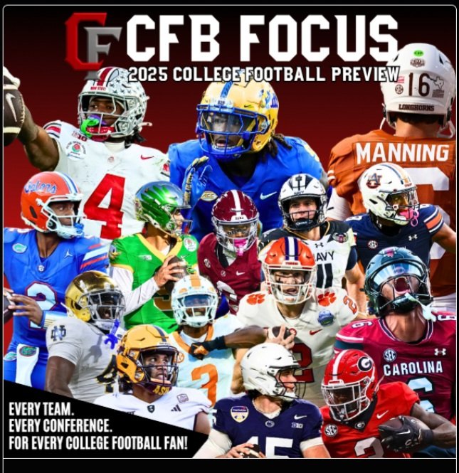 cffmwachsman's tweet image. It is live!
The most up-to-date, comprehensive college football season preview is available now!
CFB Focus 2025 Preview is 302 pages of analysis, lists, player and unit rankings, betting trends and opinions for the 2025 season. We go three-deep with depth charts and pay more…