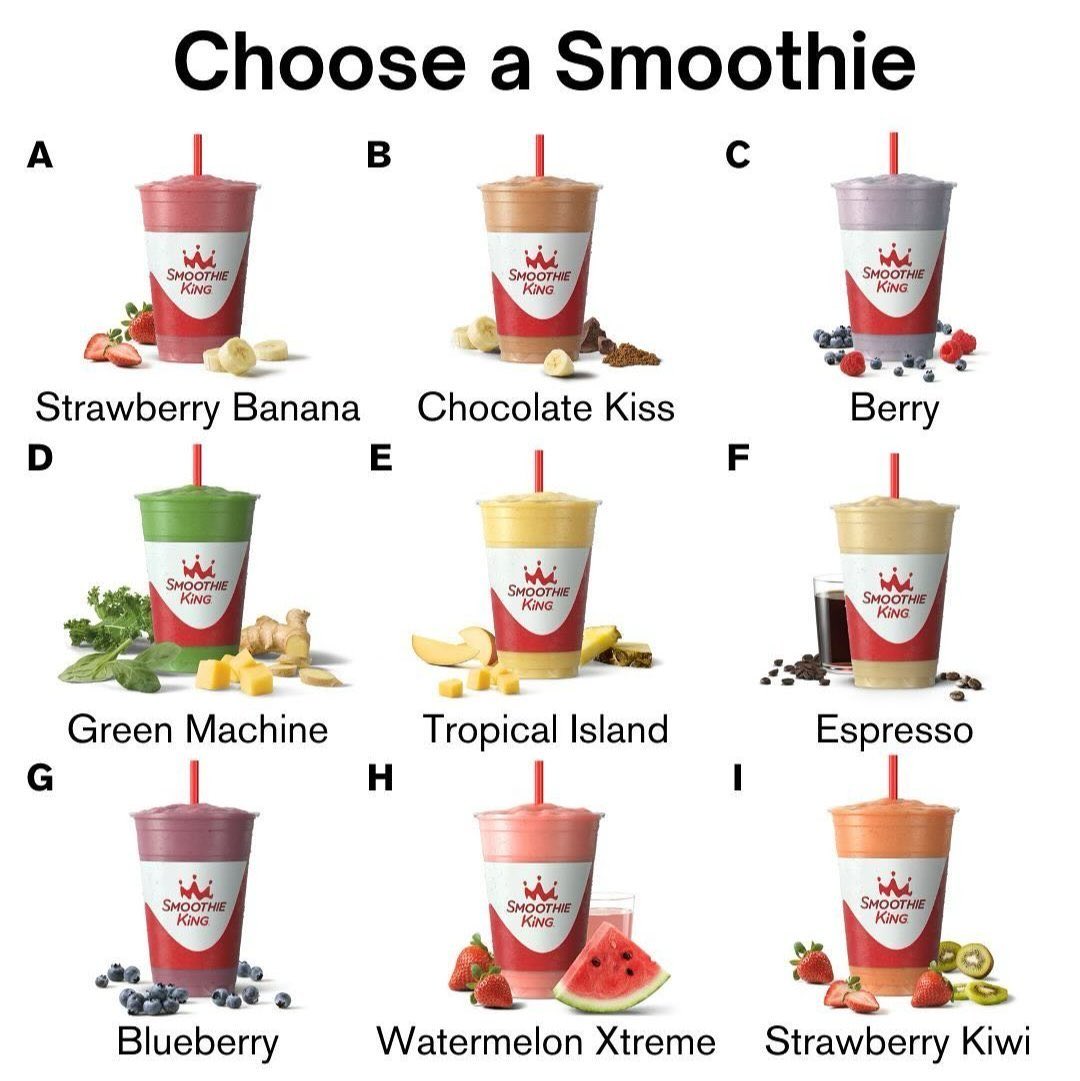 choose a smoothie yall 🥤