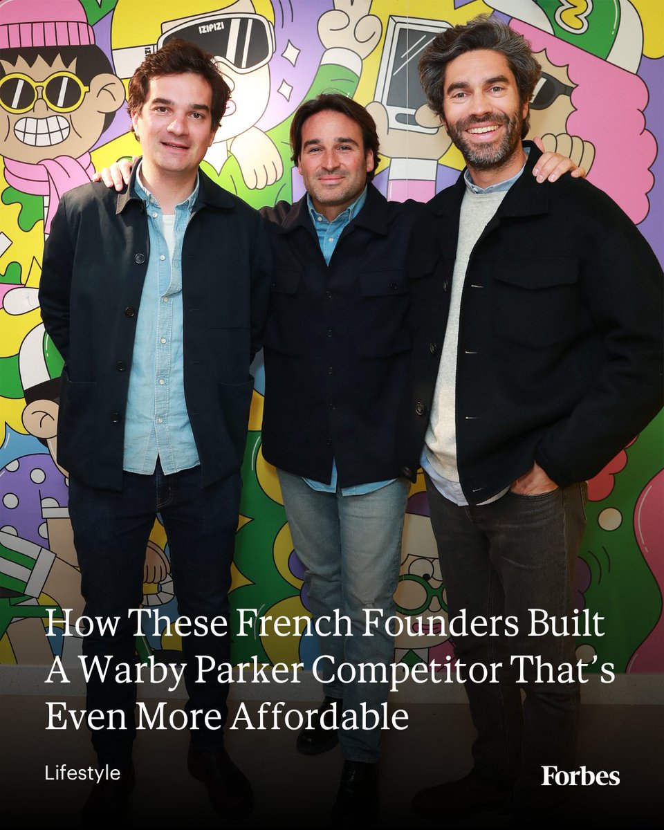 Childhood friends Xavier Aguera, Charles Brun and Quentin Couturier started selling chic, inexpensive reading glasses in banks fifteen years ago. Today, Izipizi is in 85 countries and is finally ready to conquer America. on.forbes.com/60104UkjO
