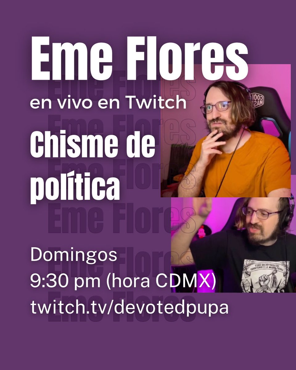 El día de hoy en el stream vamos a platicar sobre la marcha anti gentrificación, los godinez ardidos por ella, las causas de esta gentrificación y los potenciales problemas con un nacionalismo rancio que podría emerger si no tenemos cuidado. 

Nos vemos a las 9:30 en Twitch!