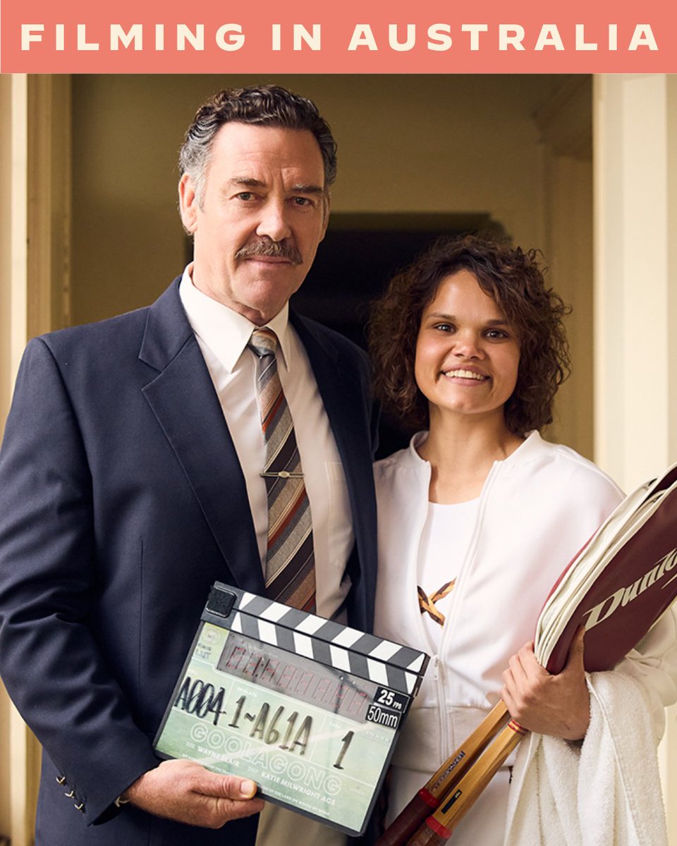 Ausfilm (@ausfilm) on Twitter photo ๐พ GOOLAGONG now filming in VIC!
This mini-series celebrates tennis legend Evonne Goolagong Cawley AC MBE โ the first Aboriginal woman to go pro. Starring Lila McGuire, Marton Csokas & Felix Mallard.
๐ฌ Premieres on ABC in 2026.
#Ausfilm #MakeItInAustralia <a href="/ABCaustralia/">ABC Australia</a> ๐พ GOOLAGONG now filming in VIC!
This mini-series celebrates tennis legend Evonne Goolagong Cawley AC MBE โ the first Aboriginal woman to go pro. Starring Lila McGuire, Marton Csokas & Felix Mallard.
๐ฌ Premieres on ABC in 2026.
#Ausfilm #MakeItInAustralia <a href="/ABCaustralia/">ABC Australia</a>