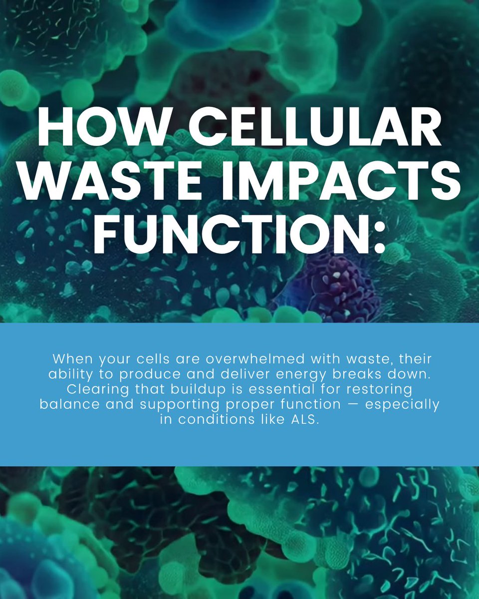 When cells get weighed down by waste, their ability to produce energy takes a hit.
That’s where The Deanna Protocol steps in — supporting your body at the cellular level, where it matters most.

#CellularHealth #ALSFunction #DeannaProtocol #MitoSupport #EnergyStartsWithin