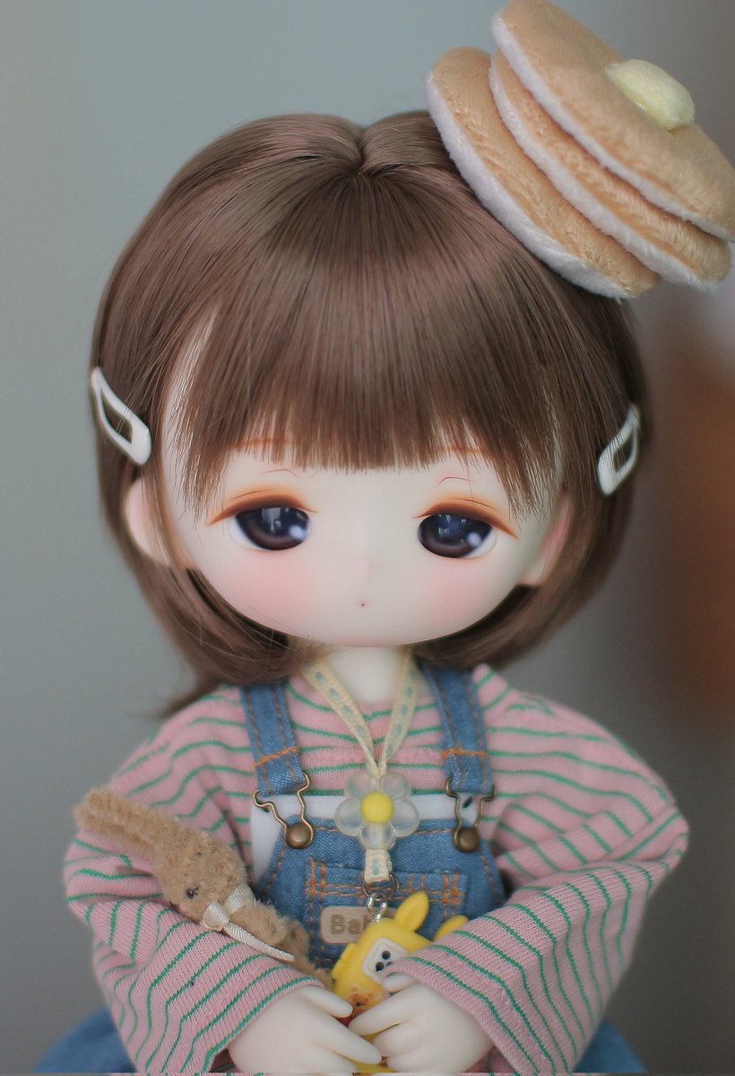 Sanchamchi's tweet image. 졸린 아기 핫케이크🥞💛🤎