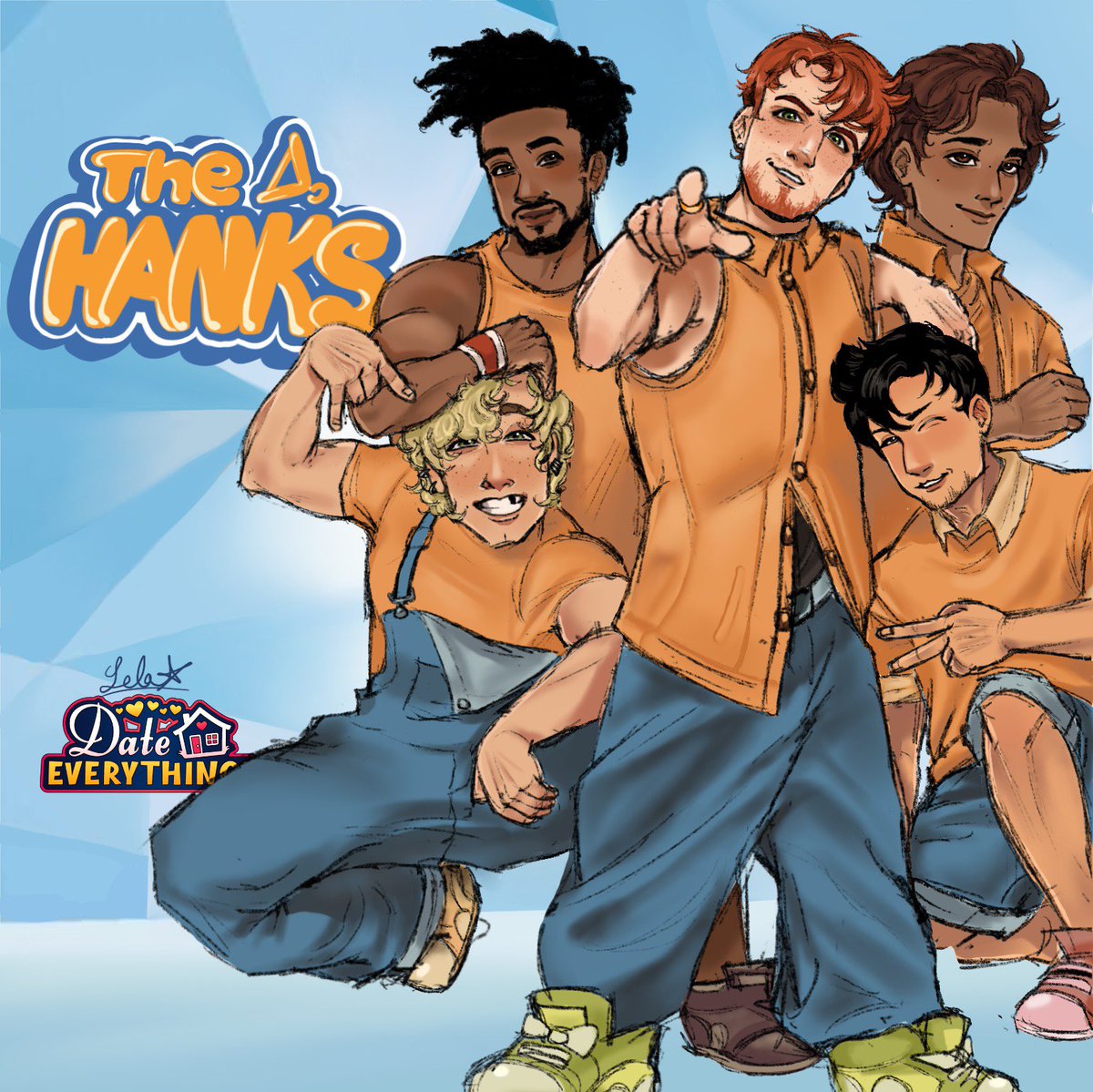 Posting my art on here 😋 #4town #dateeverythinggame #TheHanks #DATEEVERYTHINNG