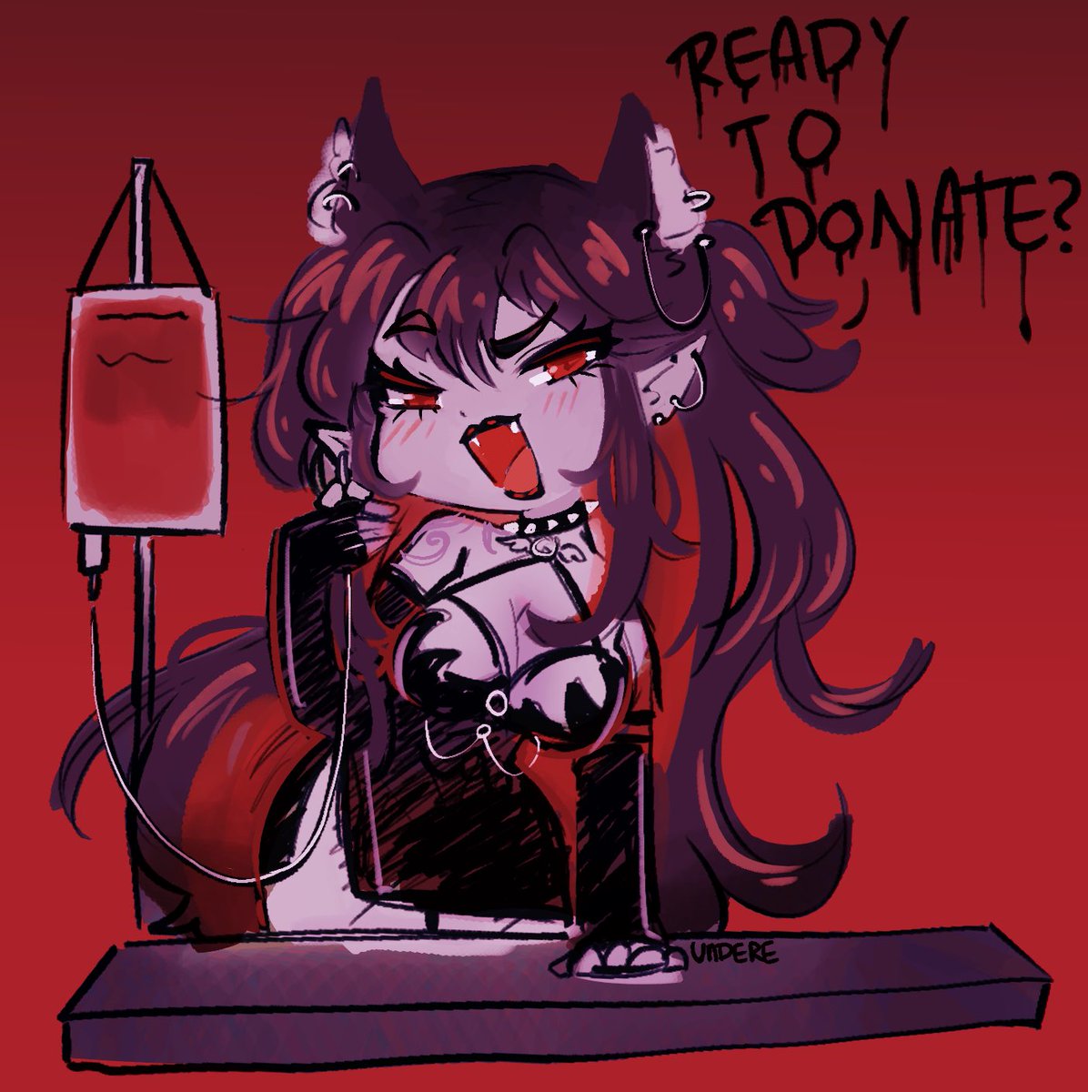 #vampyzart <a href="/VampykinzVT/">Vampy DEBUT TBA SOON!❤️⸸</a> 

Sorry I just love your design so much I had to doodle it.