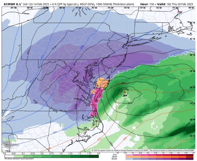 jake_wx's tweet image. We’re so back 
150 hours out from the best and most consistent model #LOCKITIN