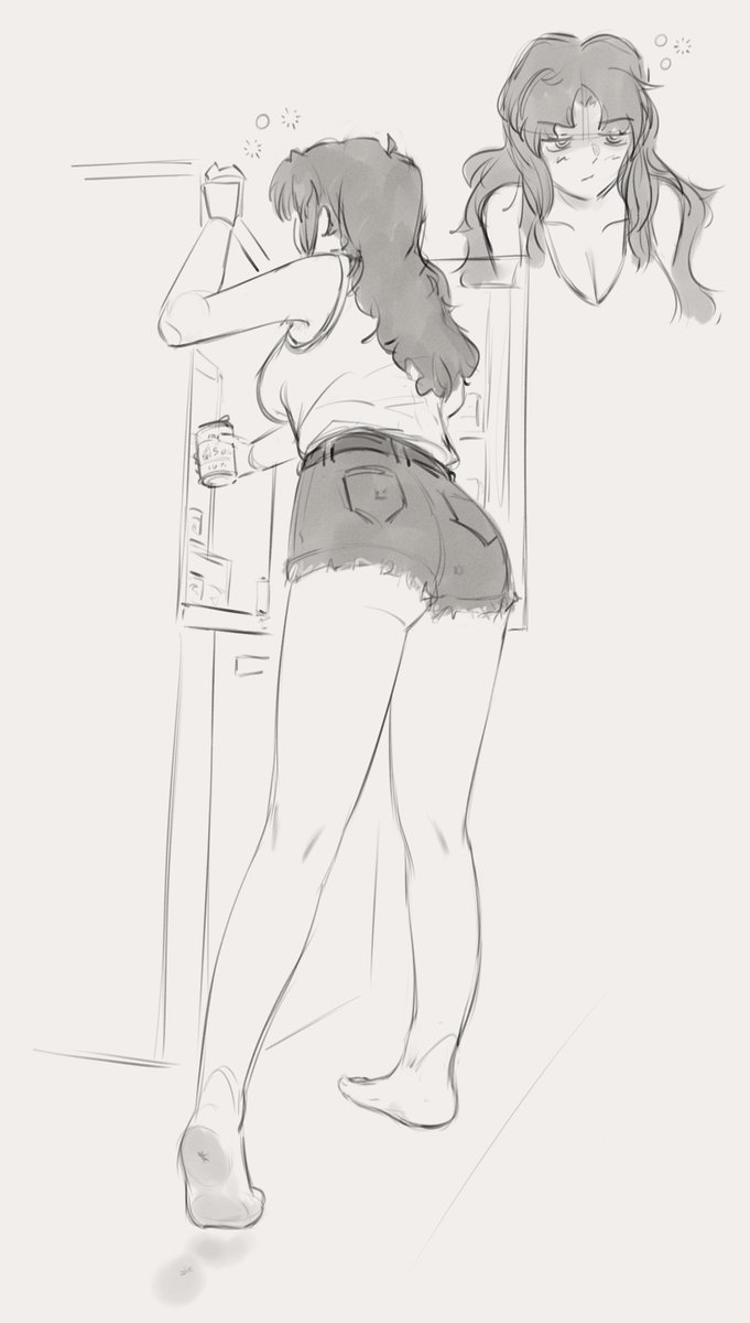 misato sketchy from earlier