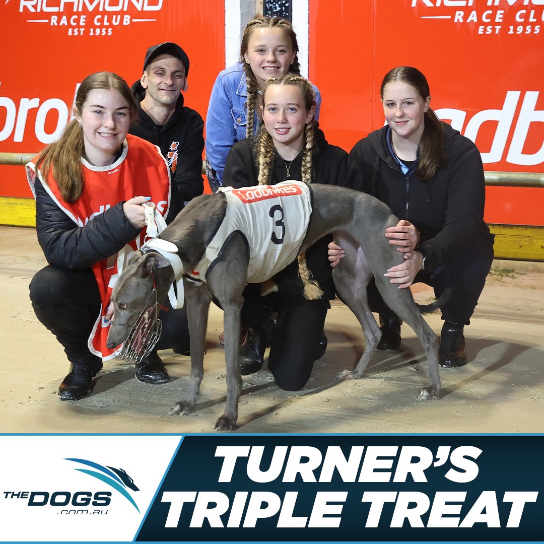 Suzette Turner admits she might have to travel a bit more often after returning from a Bali holiday and landing a treble at Richmond on Sunday evening.

“We might have to ring the travel agent and book another trip because we jumped straight off the plane to great success."

READ