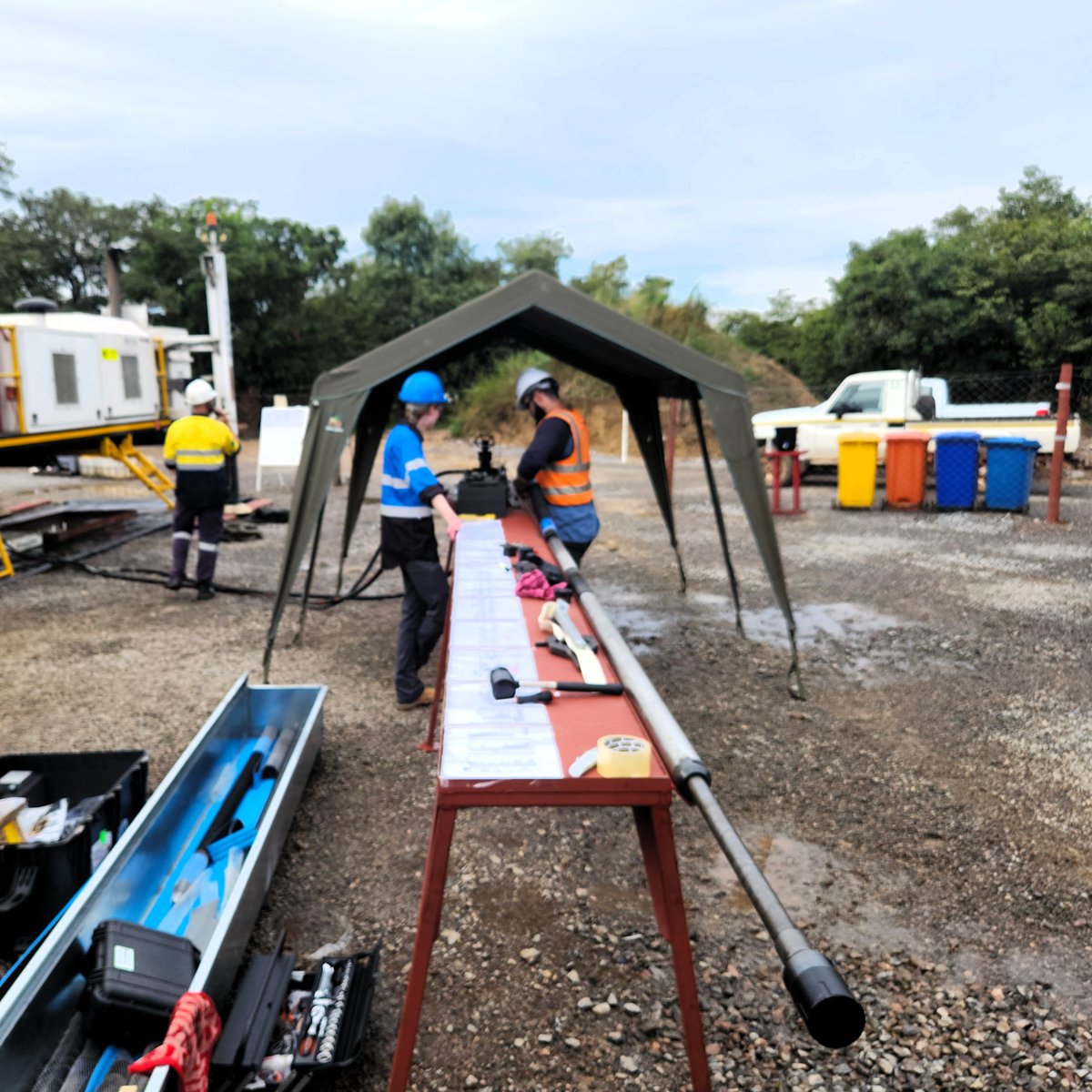 ipipackers's tweet image. Supporting deep mine exploration in Zambia 🇿🇲 with our STX-60 well-testing tools, shipped from Perth to the field with hands-on and remote support.

Thanks to GE Monitoring Systems for coordinating this hydrogeological testing campaign.

#WellTesting #PackerTesting #MiningTools