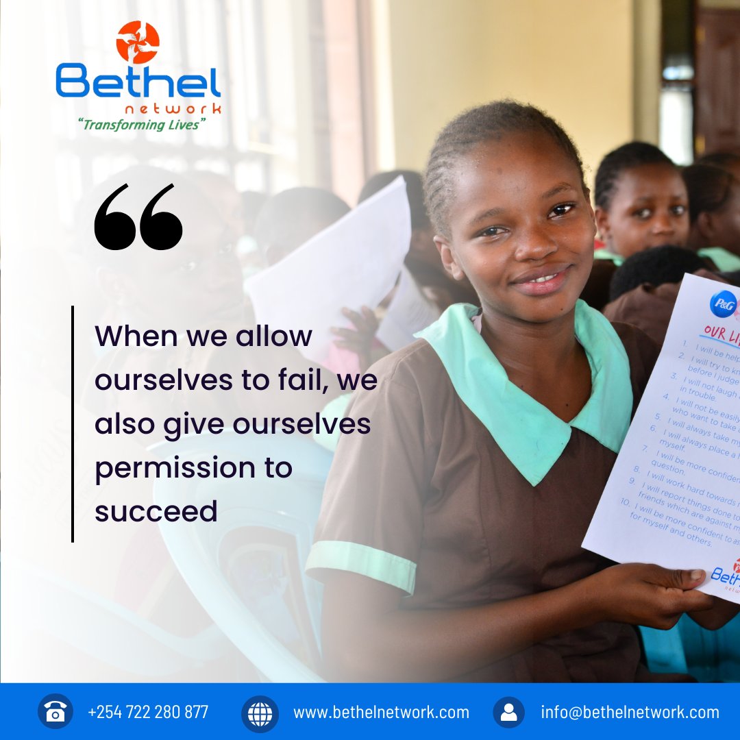 When we allow ourselves to fail, we also give ourselves permission to succeed.
Every setback is a setup for a stronger comeback.
This week, let’s embrace growth, keep learning, and keep moving forward. 💪🏽
#MotivationMonday #BethelCares #KeepGrowing #SuccessMindset