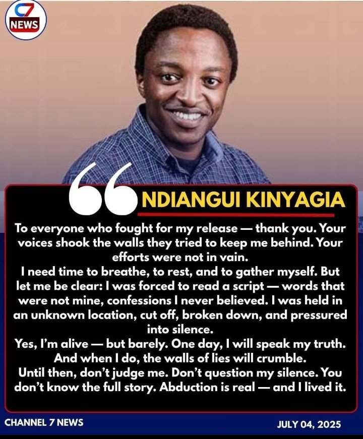 Amkeni Community org (@amkenic) on Twitter photo Breaking:
I WAS FORCED TO READ A SCRIPT <a href="/NdianguiKing/">David ndiang'ui</a> Opens up,
He asks for more time to collect himself, and then he will eventually speak truth to power. #SiriNiNumbers #77NiNumbers
HAKI, IWE NGAO Breaking:
I WAS FORCED TO READ A SCRIPT <a href="/NdianguiKing/">David ndiang'ui</a> Opens up,
He asks for more time to collect himself, and then he will eventually speak truth to power. #SiriNiNumbers #77NiNumbers
HAKI, IWE NGAO