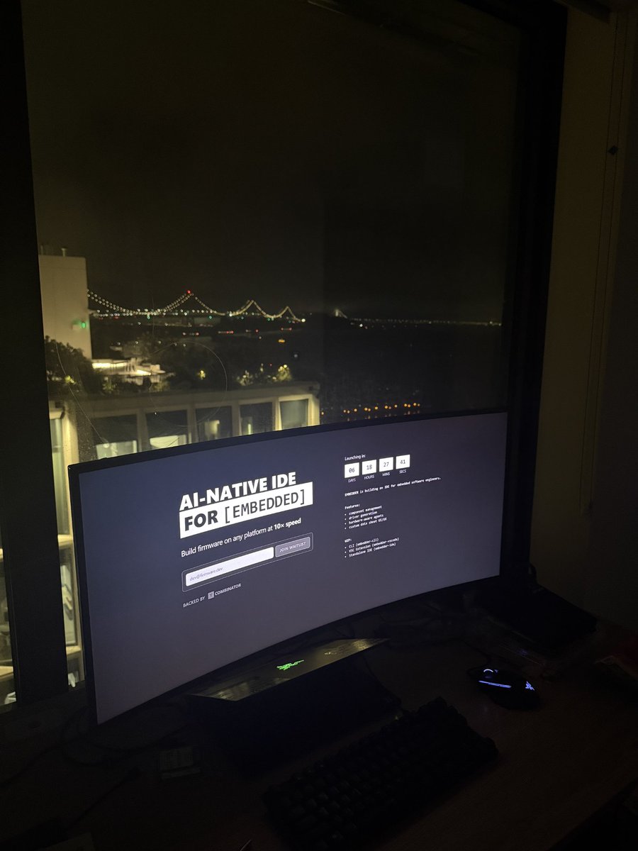 imbobwei's tweet image. Locked in shipping features for @embedderdev this weekend instead of partying in Tahoe. Launch in 6 days