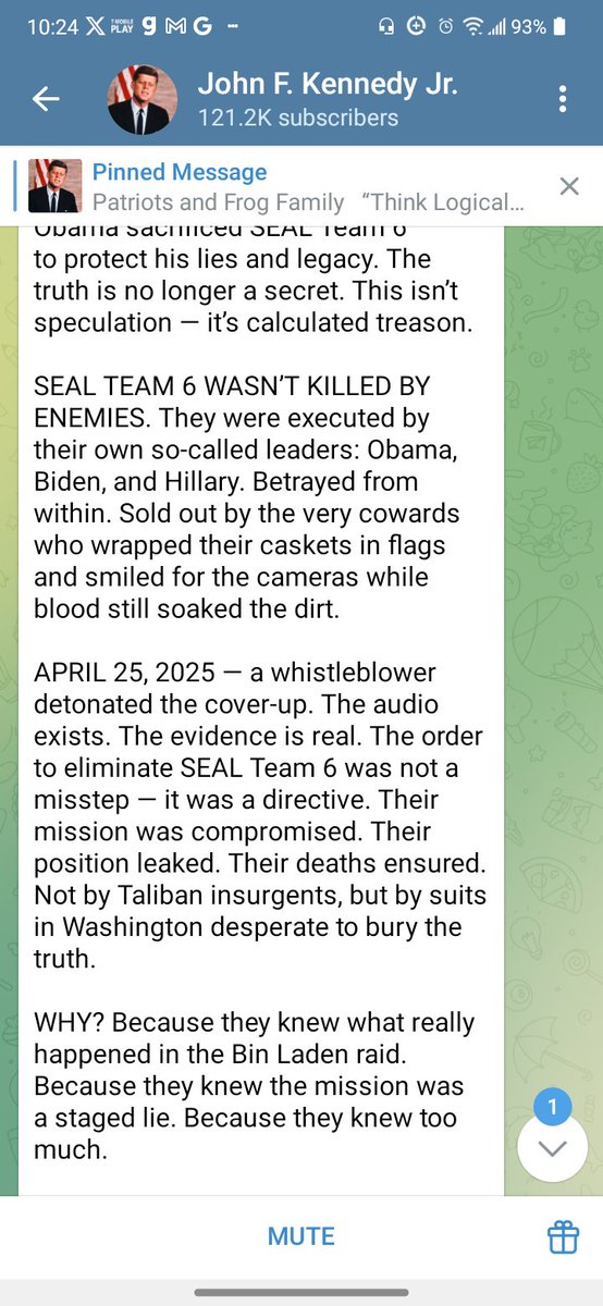 Karin10619460's tweet image. SEAL TEAM 6 WASN'T KILLED
BY ENEMIES!
They were EXECUTED by their own so-called leaders: OBAMA, BIDEN and HILLARY.
💔💔💔☠️🇺🇸 . . . 💔💔💔👇😳