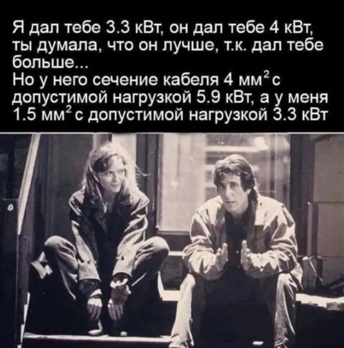 Мысль поймут только люди с инженерным образованием: