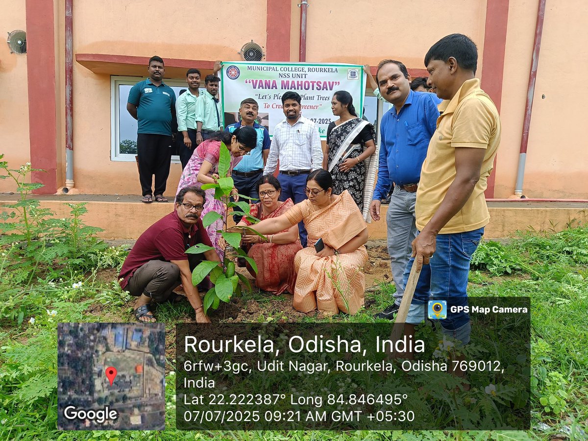 NSS ODISHA / RD Bhubaneswar (@nssbbsr) on Twitter photo Plantation Drive under Ek Ped Ma Ke Naam 2.0 by NSS Unit Municipal College Rourkela, Odisha.
#ekpedmaakenaamcampaign #NSS <a href="/_NSSIndia/">NSS India</a> <a href="/mansukhmandviya/">Dr Mansukh Mandaviya</a> <a href="/MYBharat_Odisha/">MYBharat Odisha</a> <a href="/mybharatgov/">Mera Yuva Bharat - MY Bharat</a> <a href="/PIBodisha/">PIB Bhubaneswar</a> Plantation Drive under Ek Ped Ma Ke Naam 2.0 by NSS Unit Municipal College Rourkela, Odisha.
#ekpedmaakenaamcampaign #NSS <a href="/_NSSIndia/">NSS India</a> <a href="/mansukhmandviya/">Dr Mansukh Mandaviya</a> <a href="/MYBharat_Odisha/">MYBharat Odisha</a> <a href="/mybharatgov/">Mera Yuva Bharat - MY Bharat</a> <a href="/PIBodisha/">PIB Bhubaneswar</a>