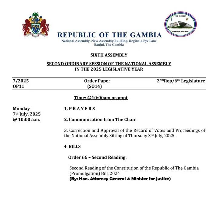 The second reading of the Barrow draft constitution is tomorrow...hope it goes down.