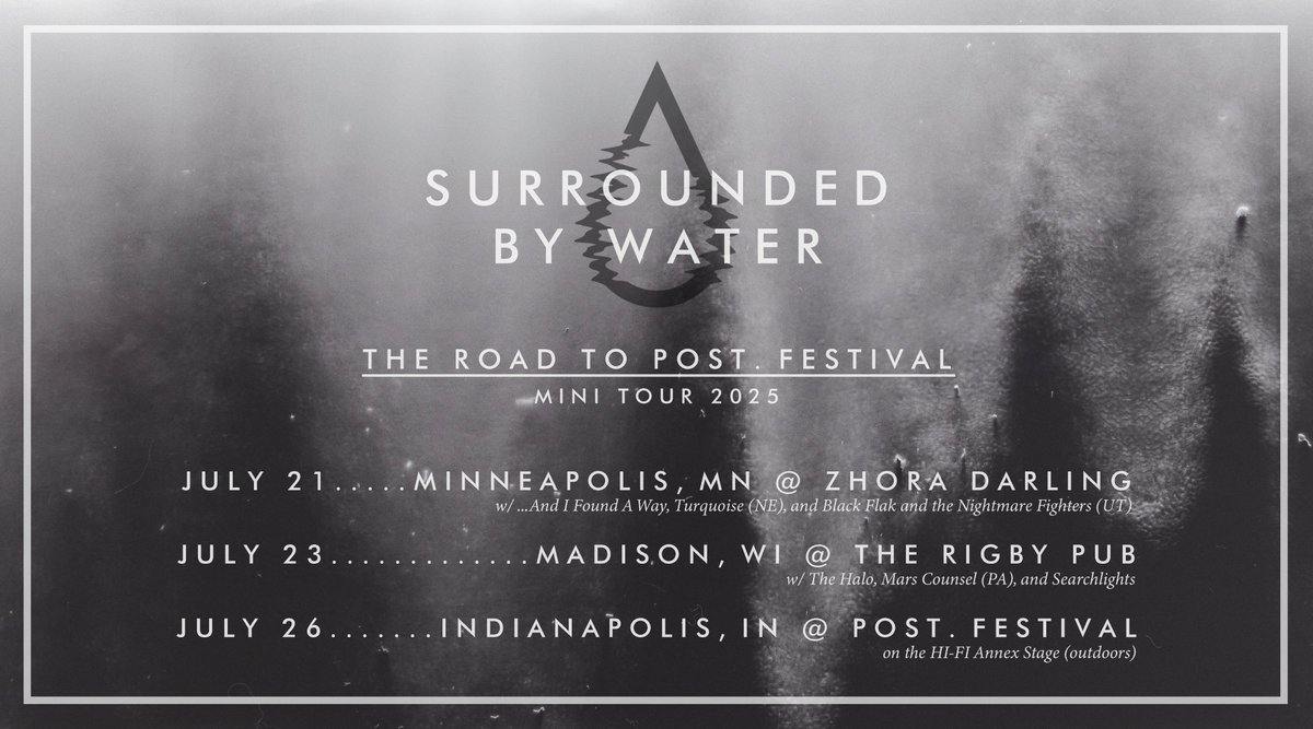 Surrounded By Water tweet media