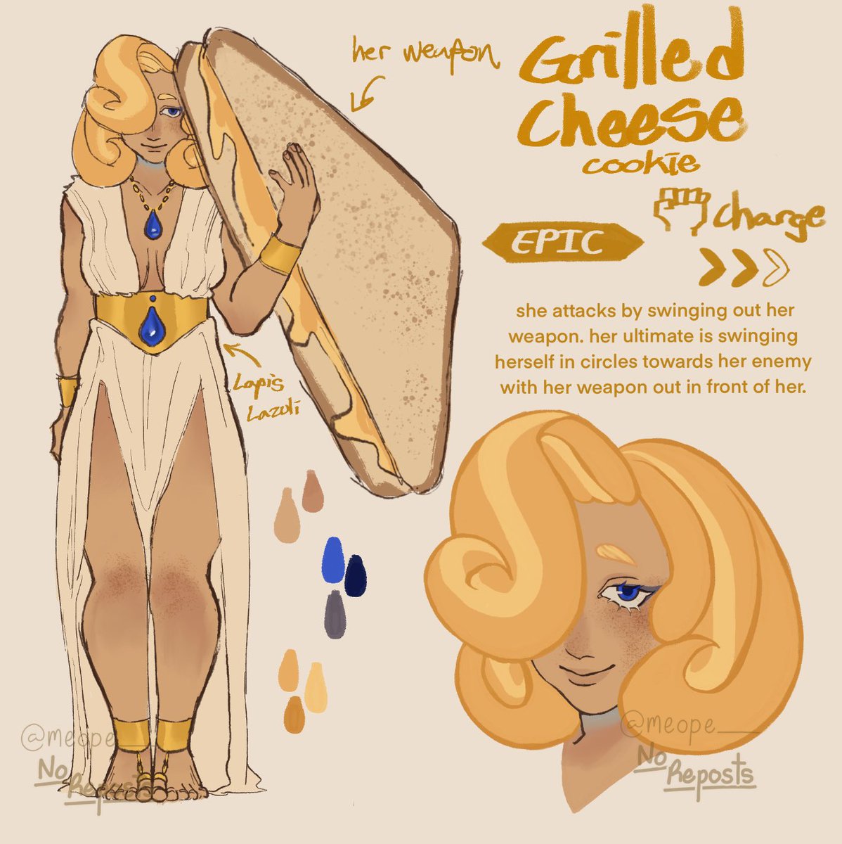 meope__'s tweet image. made a cookie run oc !! she’s available for AF if anyone’s interested :p meope___