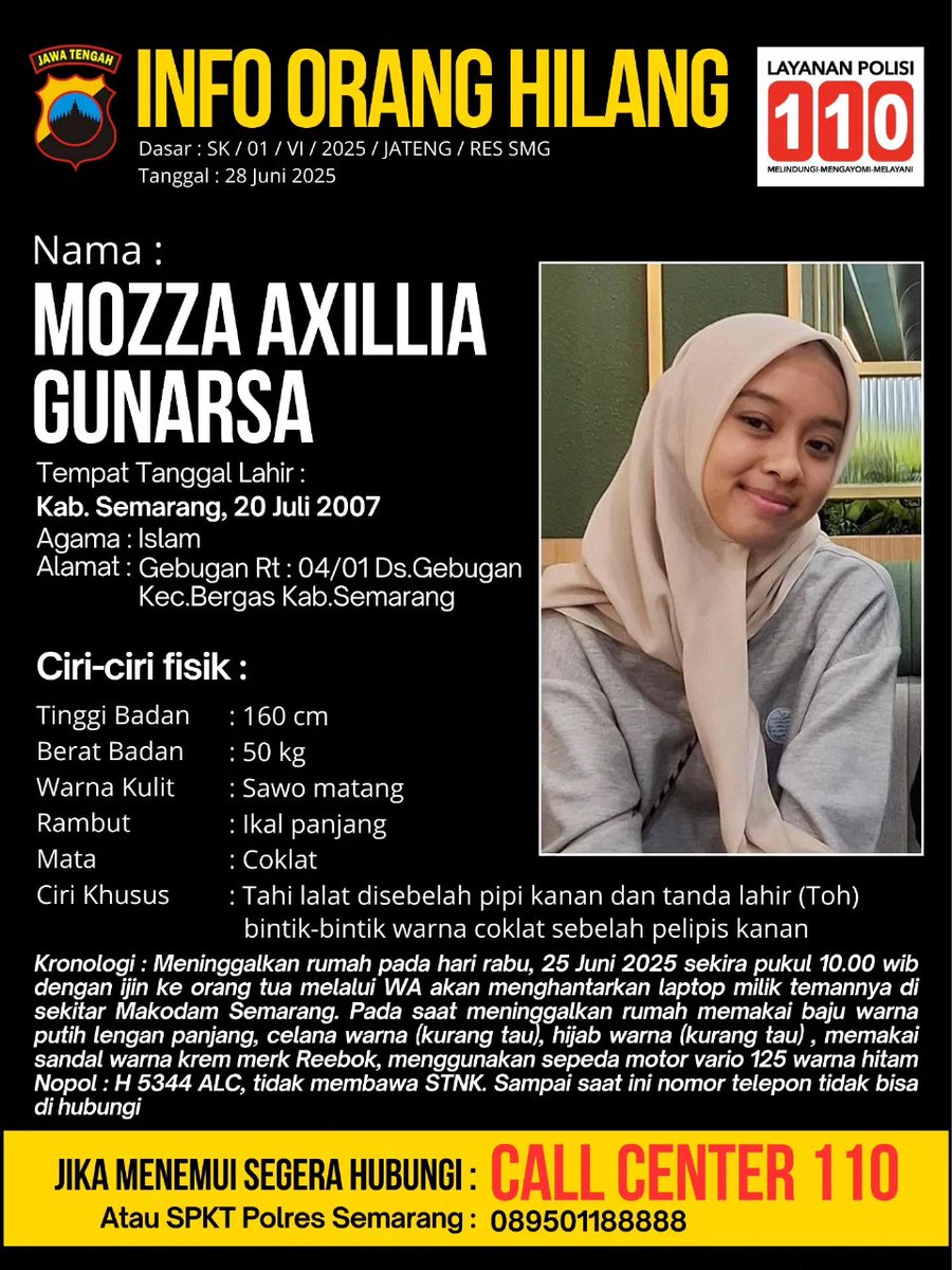 Im3Mtono's tweet photo. #ressmg
#sekjambu
#infooranghilang https://t.co/wlDMvvb4P1