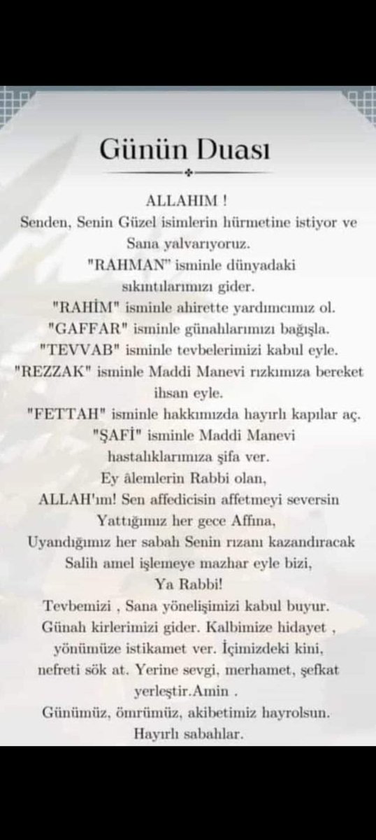 Esselamu aleyküm ve rahmetullahu ve bereketühü sabah şerıflerımız mubarek olsun dava kardeş lerım 🇹🇷 🇹🇷 🇹🇷