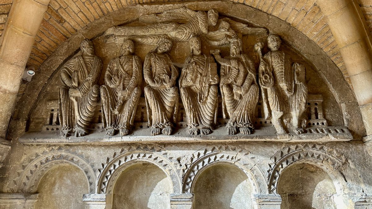 The C12th carvings of the apostles in the porch at Malmesbury Abbey are achingly beautiful with their Byzantine-esque swirling swags that feel like the ripples in a pond. They remind us that there are different ways of seeing - a kind of visual literacy.
