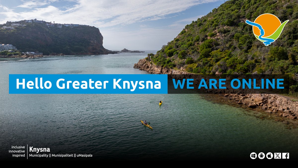 Good morning greater Knysna !☕   

We're online. Happy New Week.    

If you need help finding any info, #ContactUs at bit.ly/3LwHzPh to see all the ways you can get in touch.    

#inclusive #innovative #inspired