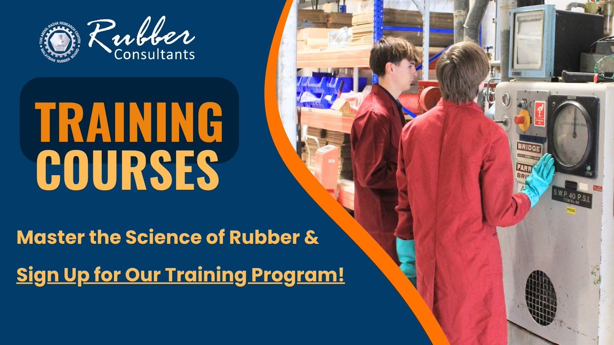 Rubber Consultants (@rubberconsultan) on Twitter photo 🚀 Enhance your team's skills with cost-effective training in rubber technology!
Contact us:
📞(+44) 1992584966
✉️ info@rubberconsultants.com
🌐 rubberconsultants.com
#HandsOnTraining #RubberIndustry #IndustrySkills 🚀 Enhance your team's skills with cost-effective training in rubber technology!
Contact us:
📞(+44) 1992584966
✉️ info@rubberconsultants.com
🌐 rubberconsultants.com
#HandsOnTraining #RubberIndustry #IndustrySkills