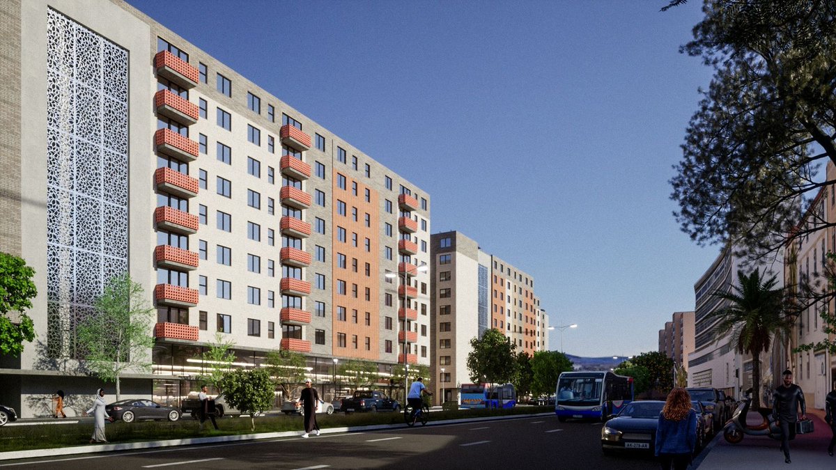 ConcorConstruct's tweet image. 𝗕𝘂𝗶𝗹𝗱𝗶𝗻𝗴 𝘁𝗵𝗲 𝗙𝘂𝘁𝘂𝗿𝗲 𝗦𝘂𝘀𝘁𝗮𝗶𝗻𝗮𝗯𝗹𝘆
With two nine-storey blocks offering both affordable rentals and open-market units, Concor’s New Market Street project will blend inclusivity with scenic city living.

concor.co.za/concor-partner…

#BuildToLast #SafetyFirst