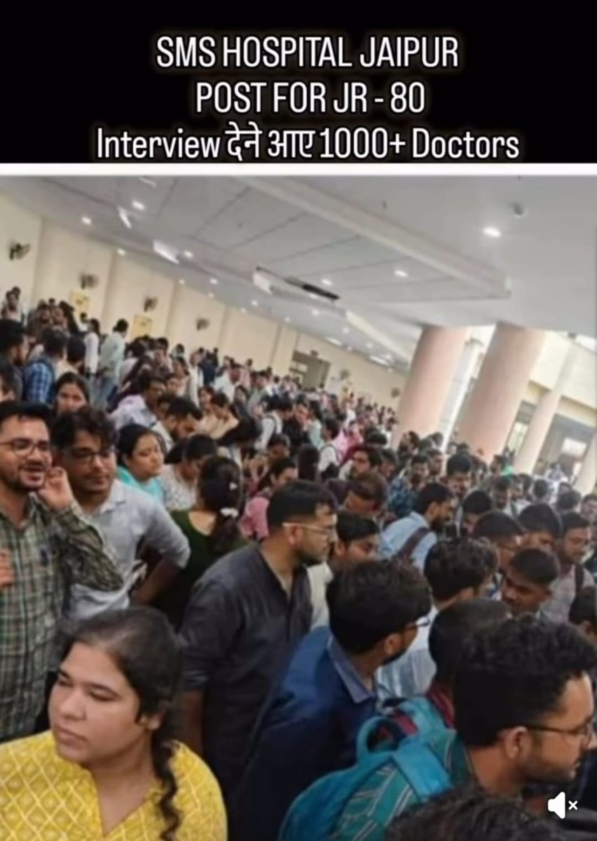 Dr.Raj Shekhar Yadav (@citybrr) on Twitter photo рдЗрд╕ рдЗрдВрдЯрд░рд╡реНрдпреВ рдХреЗ рд▓рд┐рдП рдЬреЛ рдЫрд╛рддреНрд░ рдкрд╣реБрдВрдЪреЗ рд╡реЛ 2019 рдмреЗрдЪ рдпрд╛ рдЙрд╕ рд╕реЗ рдкреВрд░реНрд╡ рдХреЗ рдЫрд╛рддреНрд░ рд╣реИрдВред рд╡рд░реНрд╖ 2019 рдореЗрдВ рдкреВрд░реЗ MBBS рдХреА рдорд╛рддреНрд░ 70 рд╣рдЬрд╛рд░ рд╕реАрдЯреНрд╕ рдереАред рдЖрдЬ рдПрдХ рд▓рд╛рдЦ рдкрдВрджреНрд░рд╣ рд╣рдЬрд╛рд░ рд╣реИрдВ рдФрд░ 2030 рддрдХ рджреЛ рд▓рд╛рдЦ рд╣реЛрдВрдЧреАредрд╡рд░реНрд╖ 2030 рдЖрддреЗ рдЖрддреЗ рдЪрд┐рдХрд┐рддреНрд╕рдХреЛрдВ рдореЗрдВ рд╣реЛрдиреЗ рд╡рд╛рд▓реА рдмреЗрд░реЛрдЬрдЧрд╛рд░реА рдХреА рднрдпрд╛рд╡рд╣ рд╕реНрдерд┐рддрд┐ рдХрд╛ рдЕрдиреБрдорд╛рди рд▓рдЧрд╛рдирд╛ рдХрдард┐рди рдирд╣реАрдВред рдЗрд╕ рдЗрдВрдЯрд░рд╡реНрдпреВ рдХреЗ рд▓рд┐рдП рдЬреЛ рдЫрд╛рддреНрд░ рдкрд╣реБрдВрдЪреЗ рд╡реЛ 2019 рдмреЗрдЪ рдпрд╛ рдЙрд╕ рд╕реЗ рдкреВрд░реНрд╡ рдХреЗ рдЫрд╛рддреНрд░ рд╣реИрдВред рд╡рд░реНрд╖ 2019 рдореЗрдВ рдкреВрд░реЗ MBBS рдХреА рдорд╛рддреНрд░ 70 рд╣рдЬрд╛рд░ рд╕реАрдЯреНрд╕ рдереАред рдЖрдЬ рдПрдХ рд▓рд╛рдЦ рдкрдВрджреНрд░рд╣ рд╣рдЬрд╛рд░ рд╣реИрдВ рдФрд░ 2030 рддрдХ рджреЛ рд▓рд╛рдЦ рд╣реЛрдВрдЧреАредрд╡рд░реНрд╖ 2030 рдЖрддреЗ рдЖрддреЗ рдЪрд┐рдХрд┐рддреНрд╕рдХреЛрдВ рдореЗрдВ рд╣реЛрдиреЗ рд╡рд╛рд▓реА рдмреЗрд░реЛрдЬрдЧрд╛рд░реА рдХреА рднрдпрд╛рд╡рд╣ рд╕реНрдерд┐рддрд┐ рдХрд╛ рдЕрдиреБрдорд╛рди рд▓рдЧрд╛рдирд╛ рдХрдард┐рди рдирд╣реАрдВред
