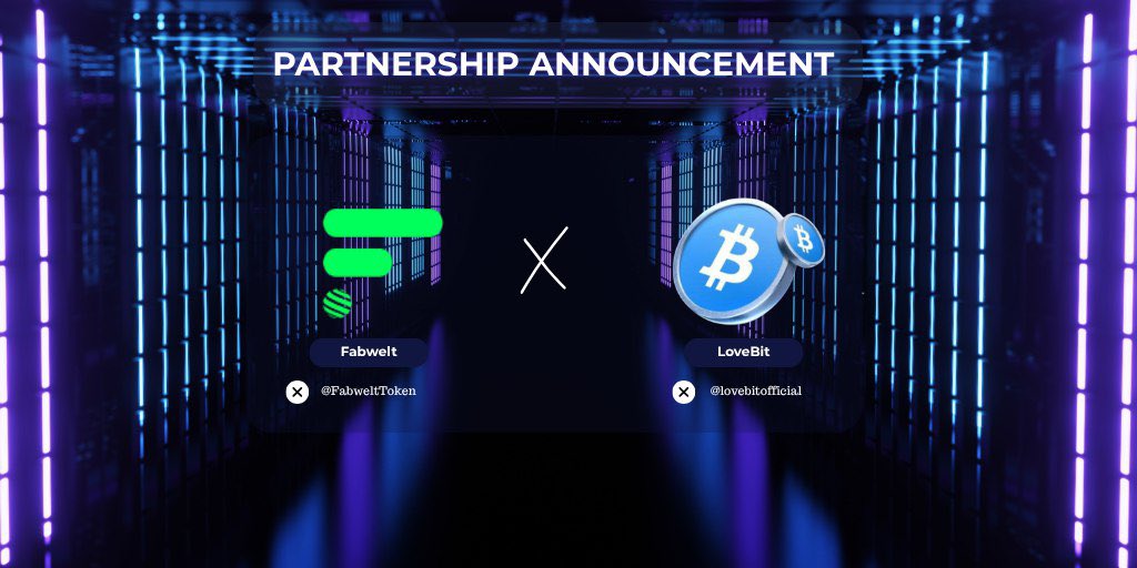 FabweltToken's tweet photo. We’re thrilled to announce our partnership with @lovebitofficial a growing Web3 project bringing smart, utility-focused crypto solutions to the BNB Chain!
Together, we’re creating stronger connections between GameFi, utility tokens & the broader Web3 economy
#Fabwelt #LoveBit https://t.co/2T6GY9D76I