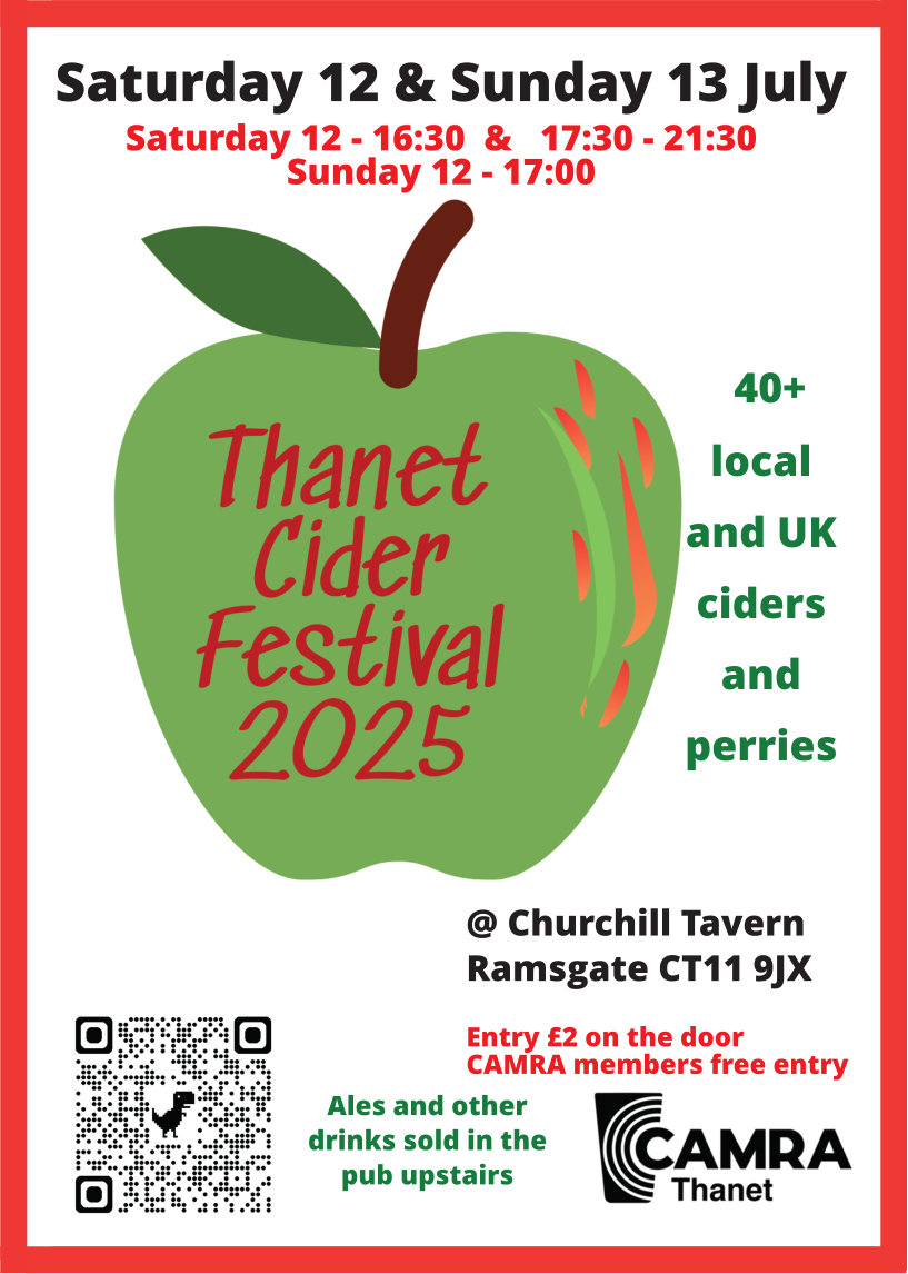 It's happening this weekend - the Thanet CAMRA Cider Festival 2025.  

thanet.camra.org.uk/viewnode.php?i…