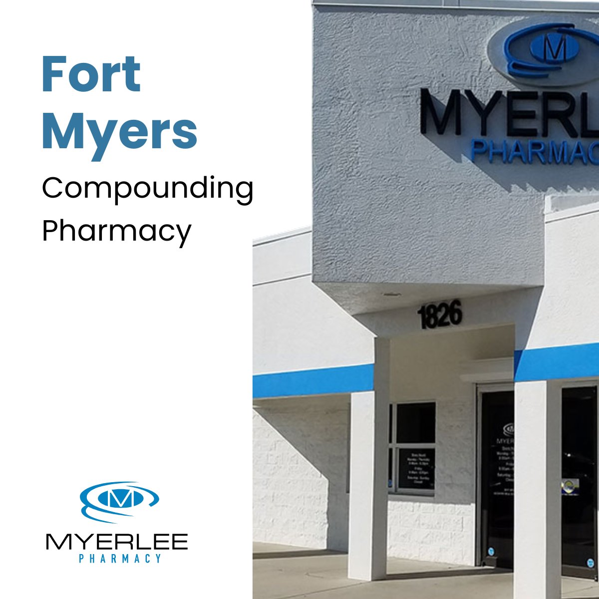 MyerleeP's tweet photo. One-size-fits-all doesn't always fit you. Call Myerlee Pharmacy at 📞 (239) 482-3022 to speak with our compounding experts in Southwest Florida.

🌐 https://t.co/s8M05dhCB0

#Compounding #CompoundedMedication #PersonalizedCare #CompoundingPharmacy #MyerleePharmacy #FortMyersFL https://t.co/sNqk6V3UT5