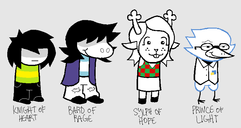 the fun gang #deltarune #Homestuck