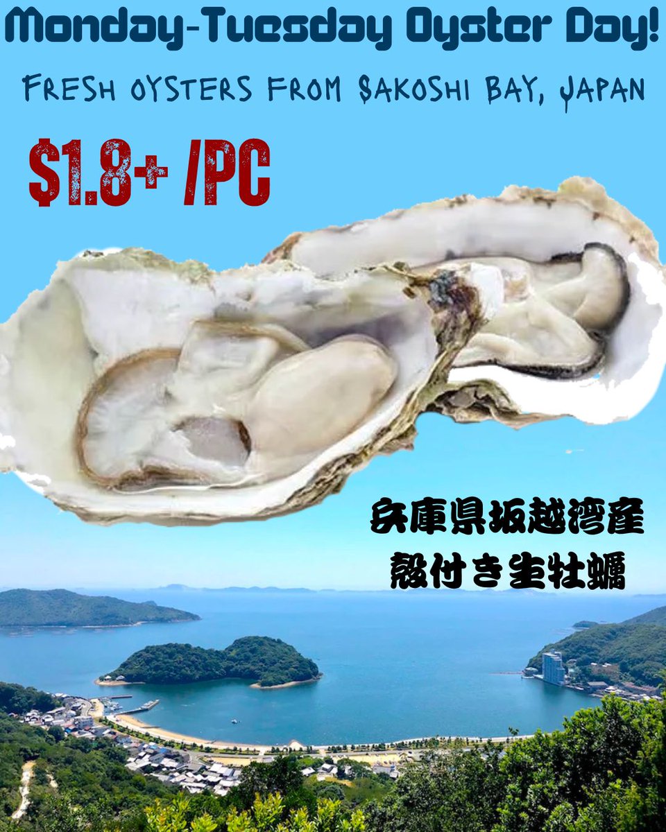 はいこれ見たらー

今日のお口は牡蠣！