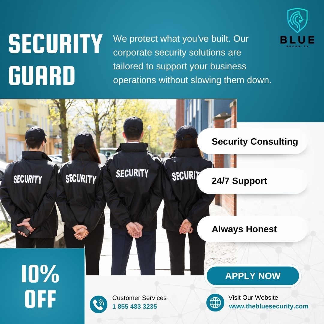 bluesecurity10's tweet image. Blue Security delivers proactive corporate security tailored to your company’s daily operations. Safeguard your teams, data, and assets with trusted professionals by your side.

#BusinessSecurity #CorporateSafety #OfficeProtection #BlueSecurity #SmartSecurity