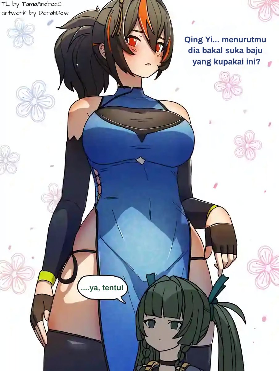 TamaAndrea01's tweet image. Aduhai cantiknya Mbak Zhu Yuan dengan pakaian China-nya 😋

Artist : @DorahDew

#ZenlessZoneZero #ZZZ #zzzero #ZhuYuan #QingYi