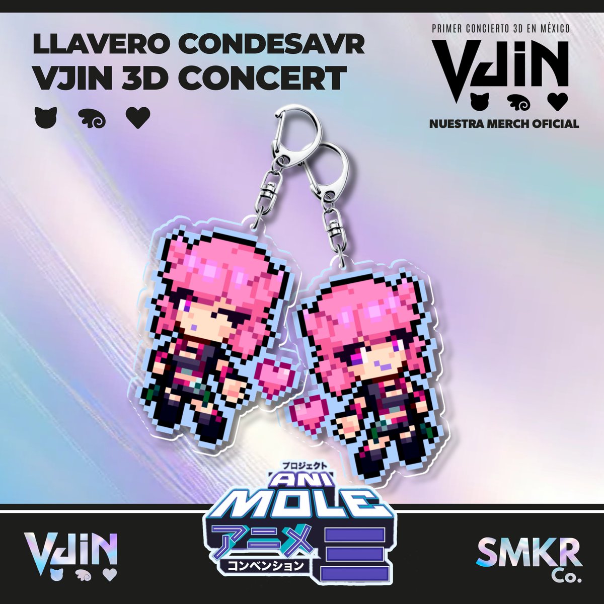 VJiN (@vjin_live) on Twitter photo Kyaaa~!
Llega el llavero oficial pixel art de <a href="/CondesaVR/">Condesa 💋💖【 VJiN 】🔜ANIMOLE 3D SEPT. 26-28</a>
Gótica caotica, energía alienígena y un toque irresistible...
💸Precio: 3.50 USD
🛒 Pre-orden disponible aquí 👉ko-fi.com/s/353ef1255d
💋💖 Kyaaa~!
Llega el llavero oficial pixel art de <a href="/CondesaVR/">Condesa 💋💖【 VJiN 】🔜ANIMOLE 3D SEPT. 26-28</a>
Gótica caotica, energía alienígena y un toque irresistible...
💸Precio: 3.50 USD
🛒 Pre-orden disponible aquí 👉ko-fi.com/s/353ef1255d
💋💖