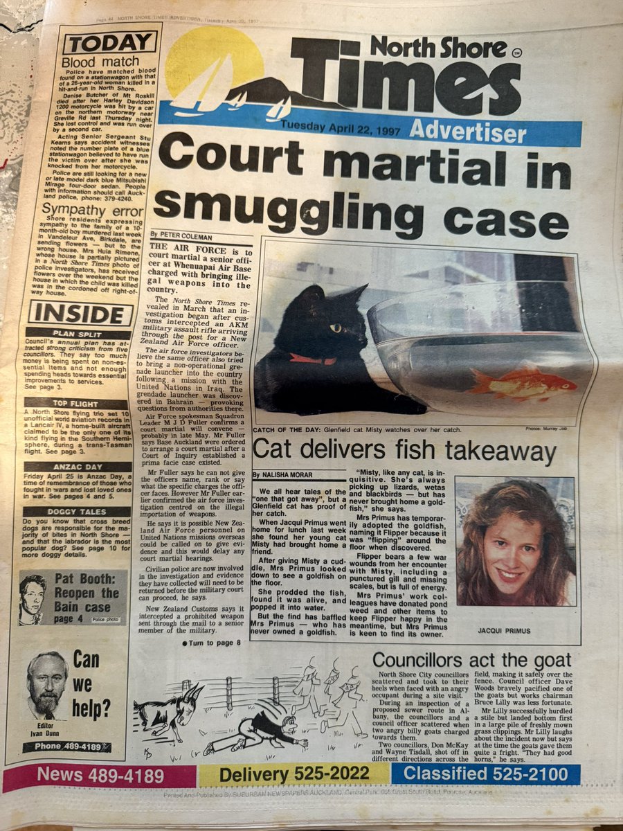 In memory of the north shore times here is the April 22 2007 edition.