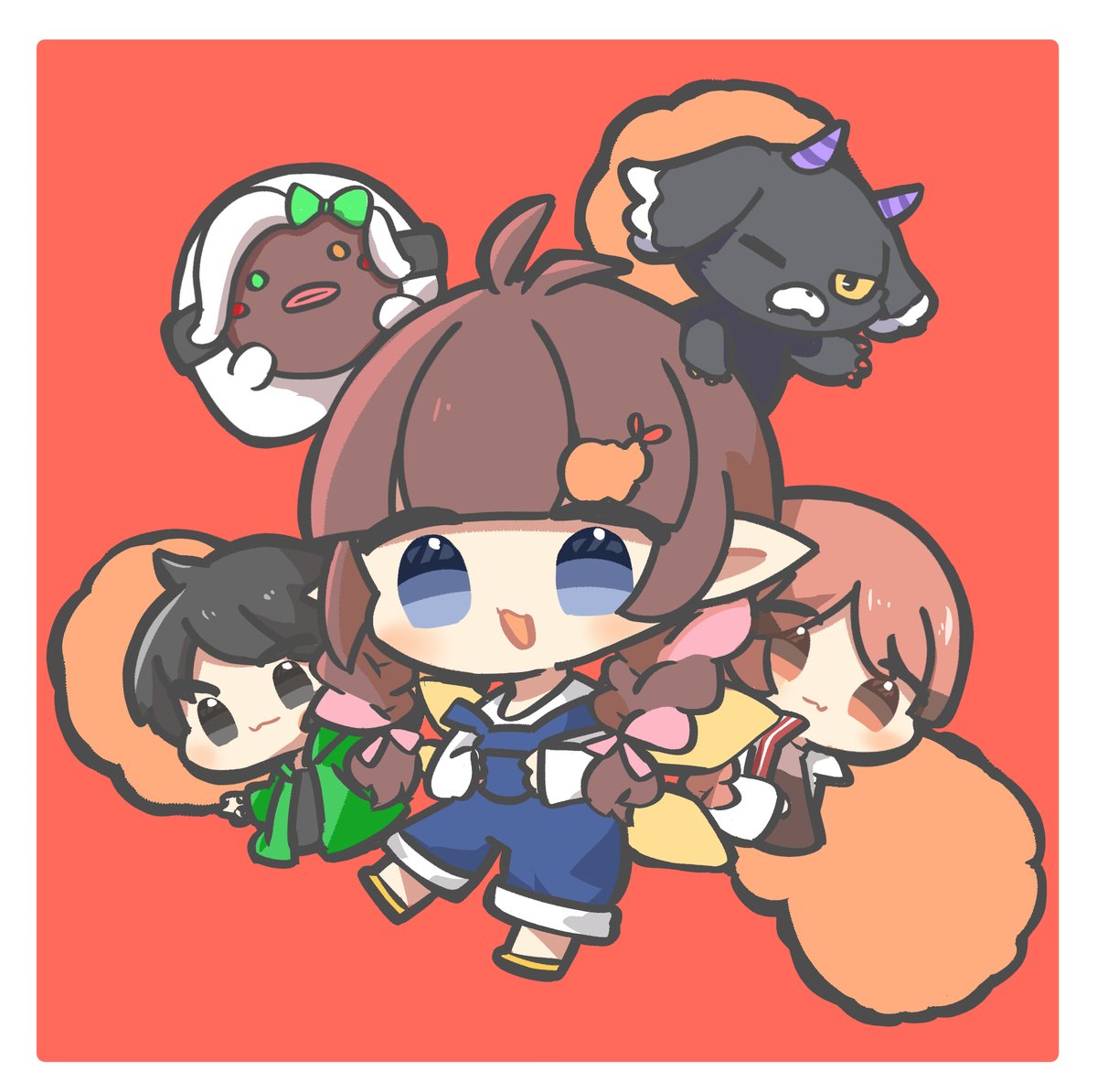 「運営おつかれさまでした!!! すごくすごく楽しい2週間でした! #もるらす」|しゅやのイラスト