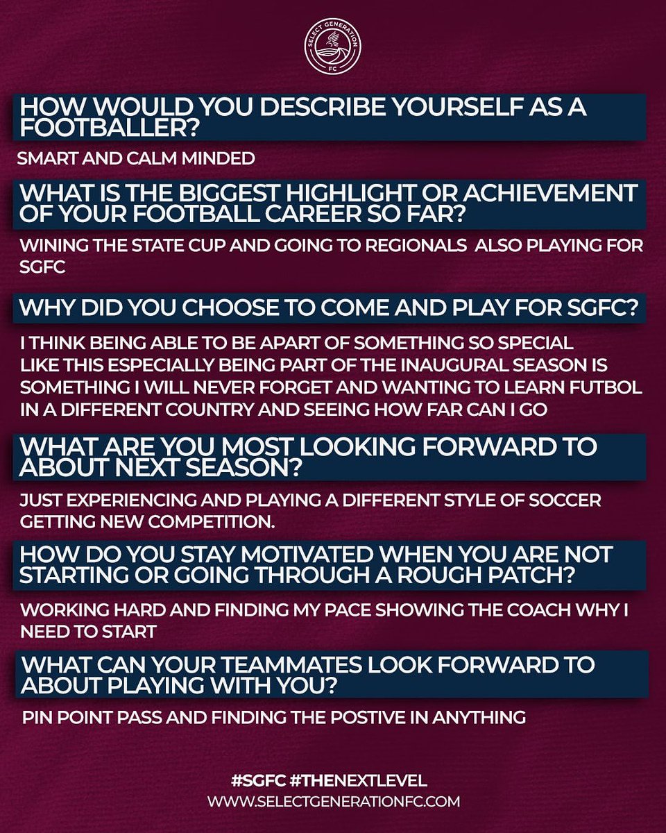 Select Generation FC tweet media