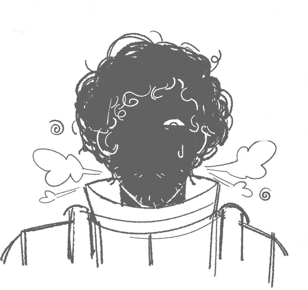 sleepyjellyy's tweet image. Posting my hector art here hai... #dateeverythinghector