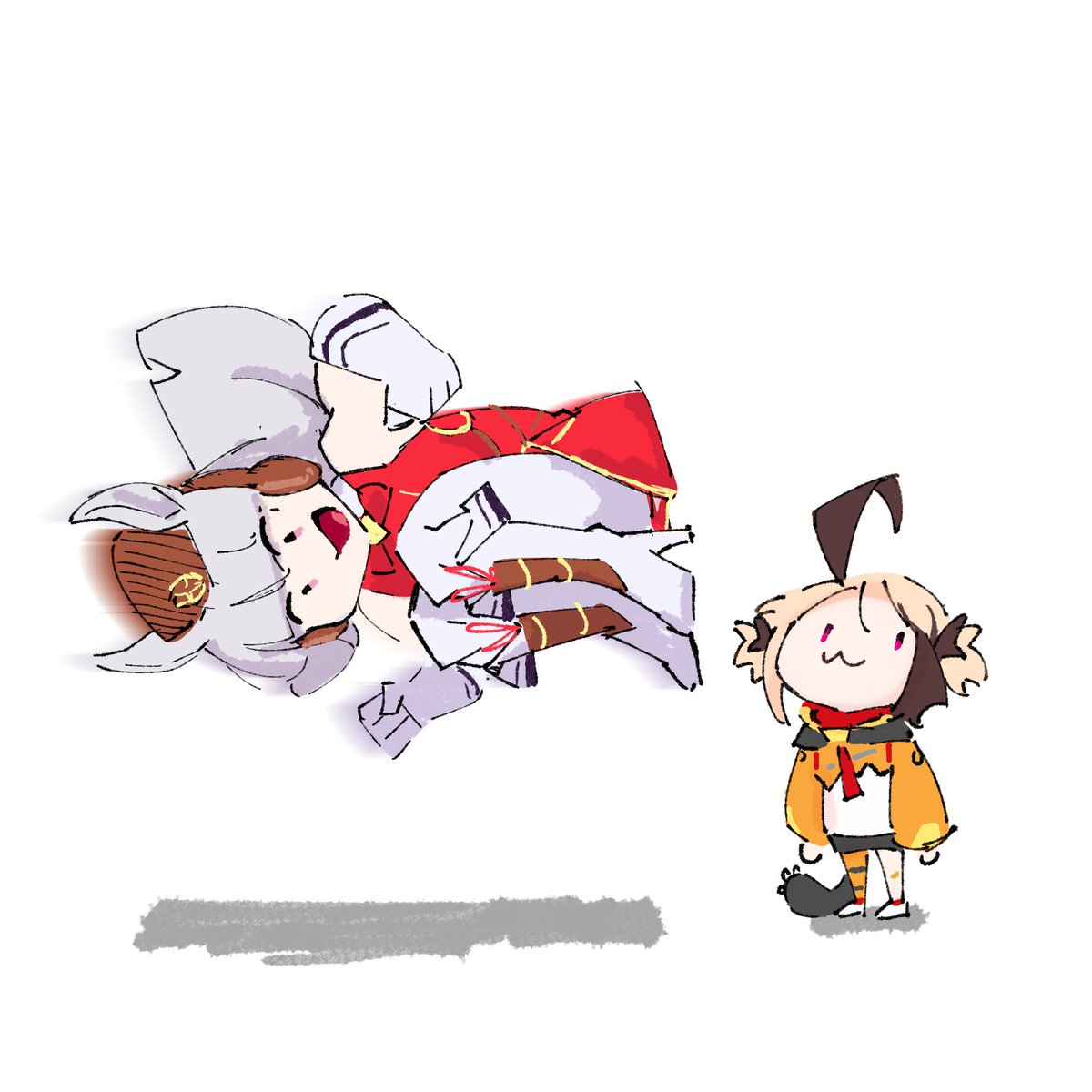 popintarts's tweet image. celebrating wins with lore accurate sizes #rkggk