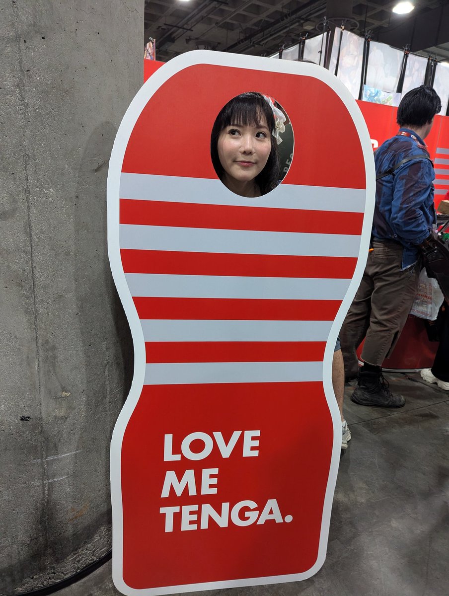 Thanks to <a href="/Shibukaho/">Shibuya Kaho 澁谷果歩</a> and everyone that came by the TENGA Booth at #AX2025 !