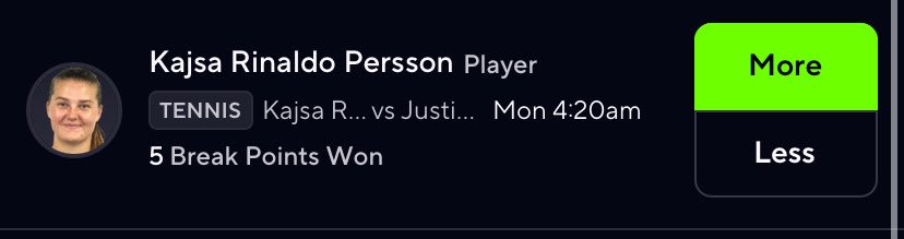 reversebarrypp's tweet image. 🧨POTD🧨 50-14 on potds 🔥🔥

Pair for potd in free discord (Link in bio) 😉❤️‍🔥

Let’s get this streak back hot family 😤🔥

#rebet #PrizePicks #Tennis #GamblingTwitter #gamblingx