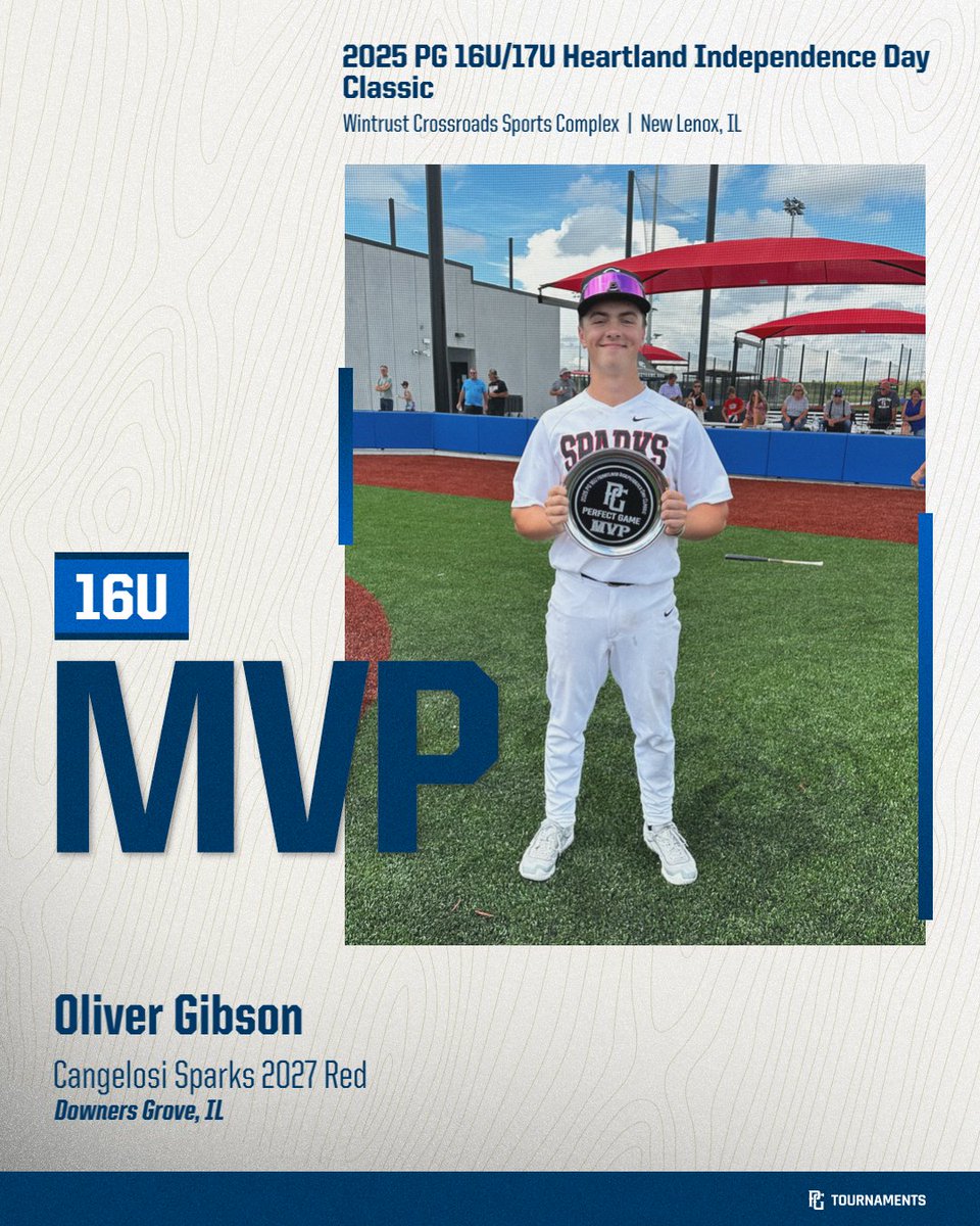 2025 PG 16U/17U Heartland Independence Day Classic

Champions: Cobras Baseball Club 16u
Finalists: Cangelosi Sparks 2027 Red
MVP: Oliver Gibson
MVPitcher: Danny Corona